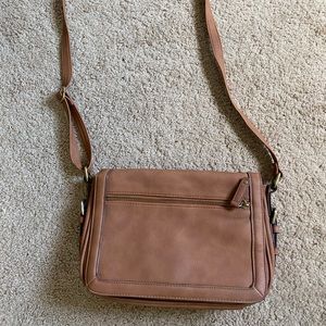 Brown leather bag